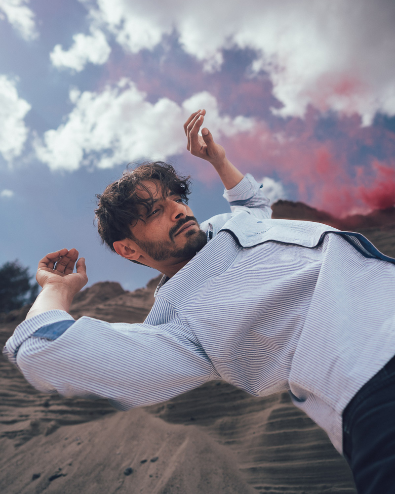 mens fashion shooting, outdoor photoshoot, action fashion, advertising